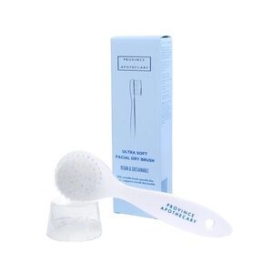 Province Apothecary Ultra Soft Facial Dry Brush | White | New in Box